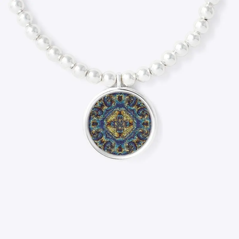 Yellow and Blue Mosaic Jewelry