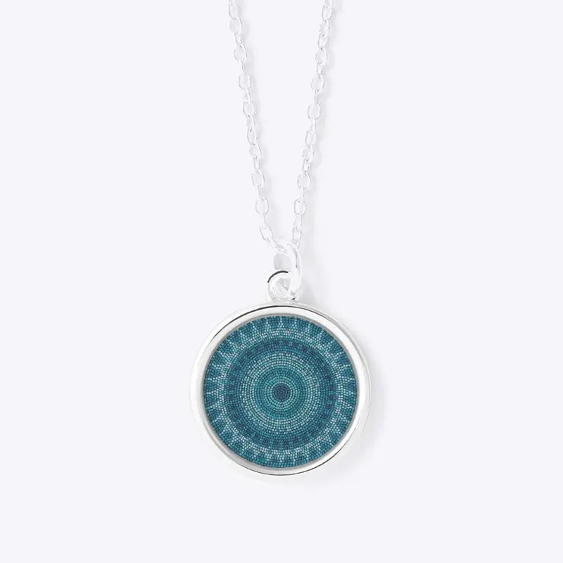 Blue Circle Mosaic Jewelry