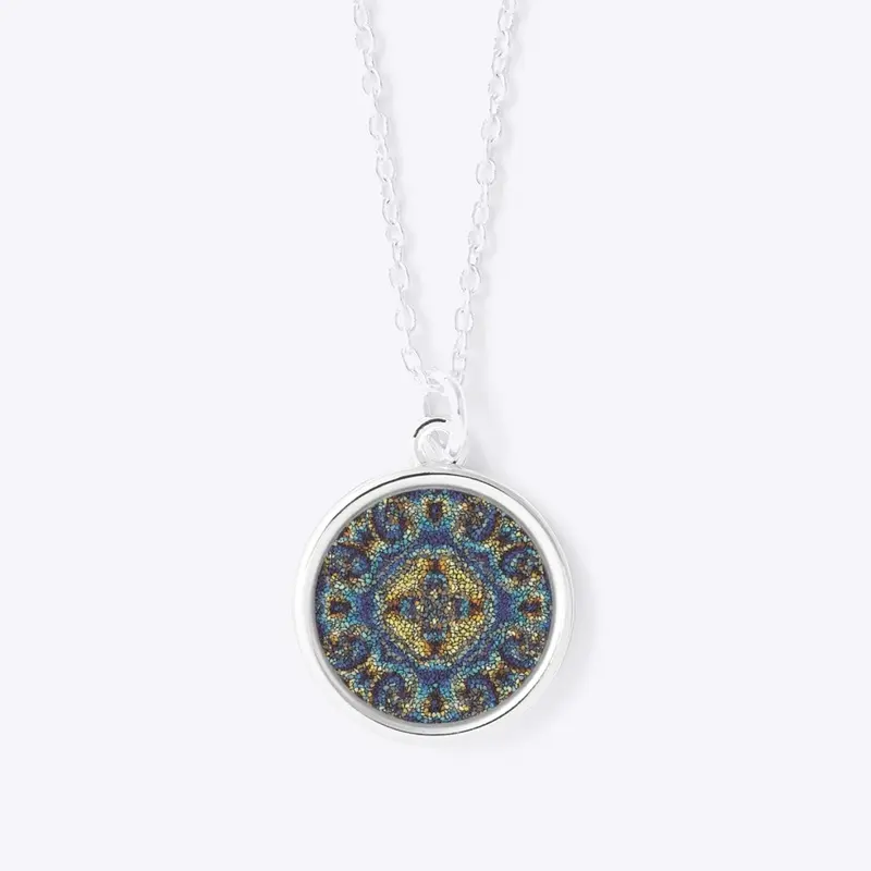 Yellow and Blue Mosaic Jewelry